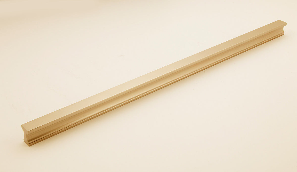 Alno A965-18-SB: 18" cc Linear Cabinet Pull - Satin Brass