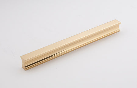 Alno A965-8-PB: 8" cc Linear Cabinet Pull - Polished Brass