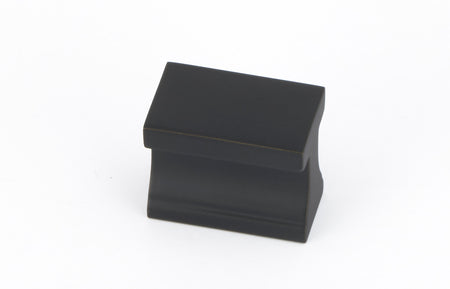 Alno A965-MB: 3/4" cc Linear Cabinet Pull - Matte Black