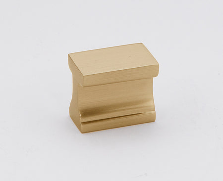 Alno A965-SB: 3/4" cc Linear Cabinet Pull - Satin Brass