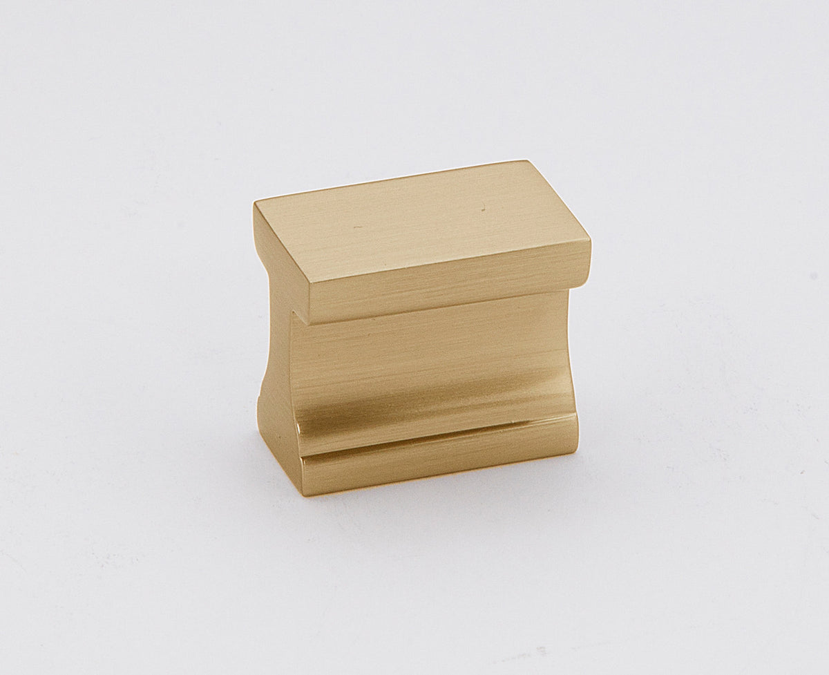 Alno A965-SB: 3/4" cc Linear Cabinet Pull - Satin Brass