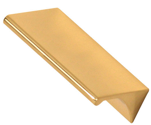 Alno A970-3-PB: 3" cc Tab Cabinet Pull - Polished Brass
