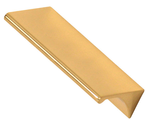 Alno A970-35-PB: 3-1/2" cc Tab Cabinet Pull - Polished Brass