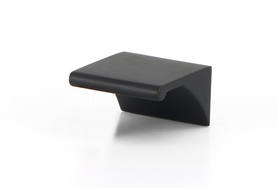 Alno A970-MB: 3/4" Tab Cabinet Pull - Matte Black