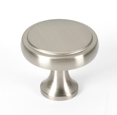 Alno A980-14-SN: 1-1/4" Royale Cabinet Knob - Satin Nickel