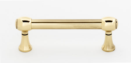 Alno A980-3-PA: 3" cc Royale Cabinet Pull - Polished Antique