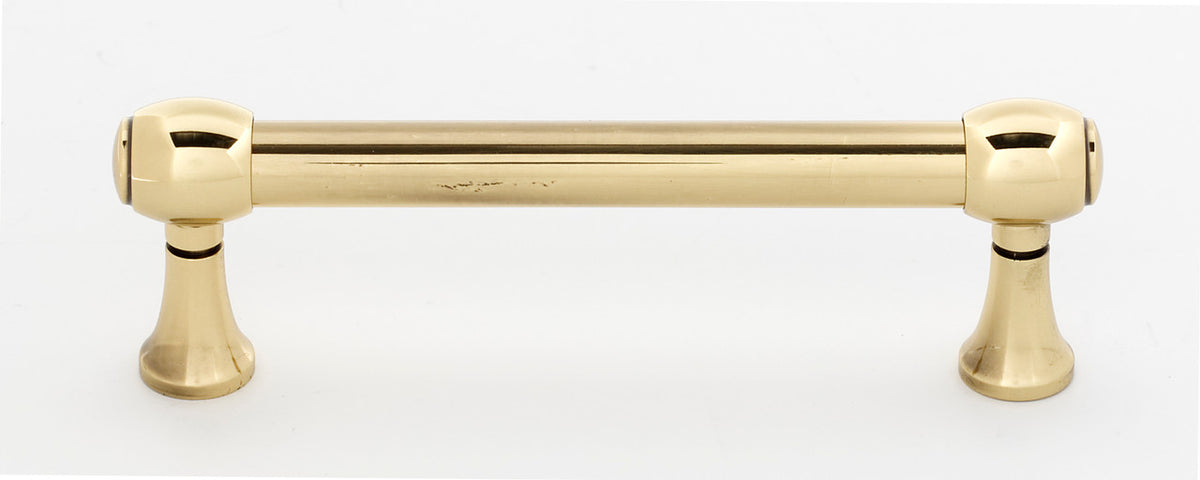 Alno A980-35-PA: 3-1/2" cc Royale Cabinet Pull - Polished Antique