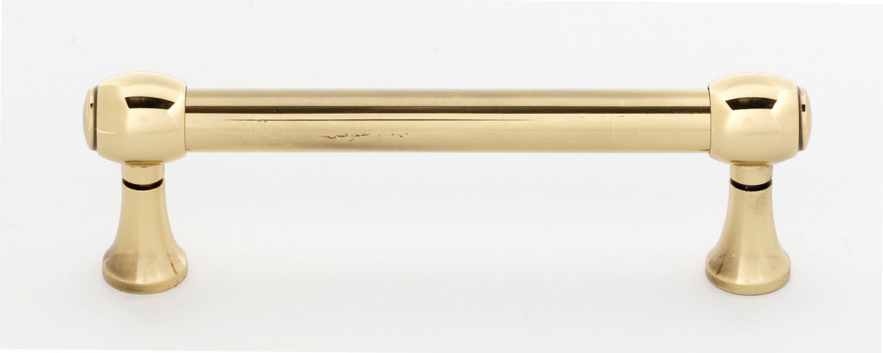Alno A980-35-PA: 3-1/2" cc Royale Cabinet Pull - Polished Antique