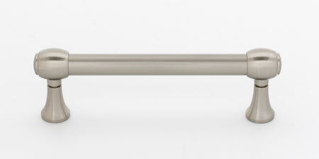 Alno A980-35-SN: 3-1/2" cc Royale Cabinet Pull - Satin Nickel