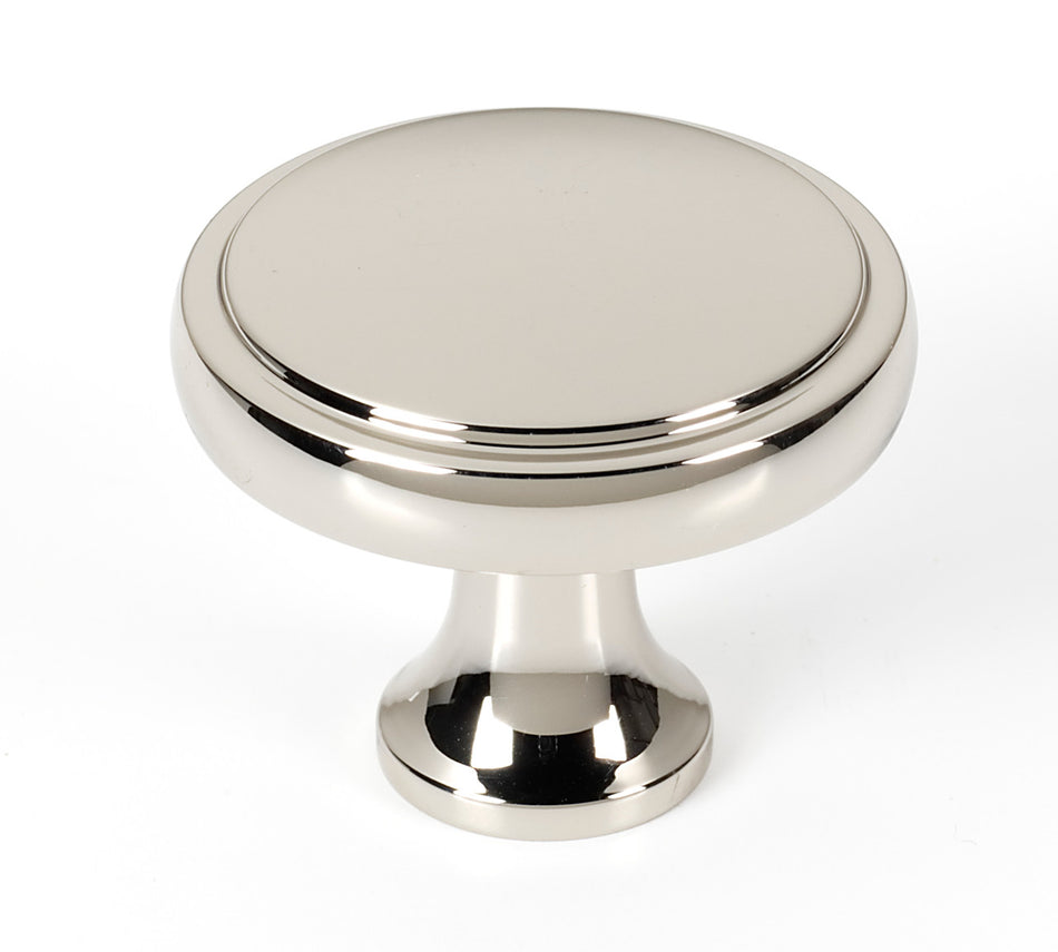 Alno A980-38-PN: 1-1/2" Royale Cabinet Knob - Polished Nickel