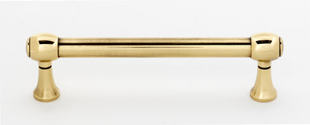 Alno A980-4-PA: 4" cc Royale Cabinet Pull - Polished Antique