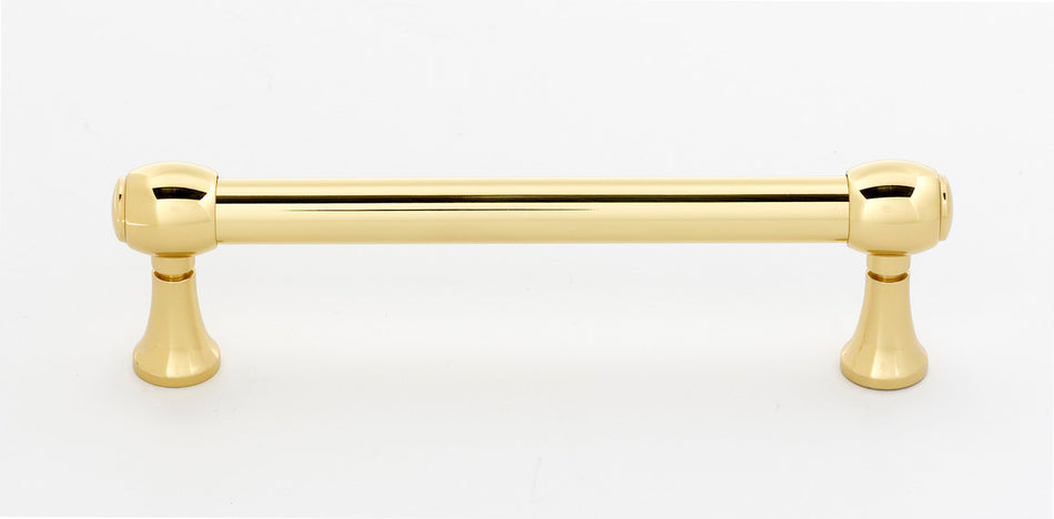 Alno A980-6-PB: 6" cc Royale Cabinet Pull - Polished Brass