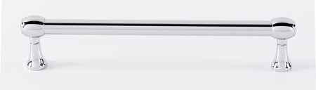 Alno A980-6-PB/NL: 6" cc Royale Cabinet Pull - Unlacquered Brass