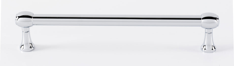 Alno A980-6-PB/NL: 6" cc Royale Cabinet Pull - Unlacquered Brass