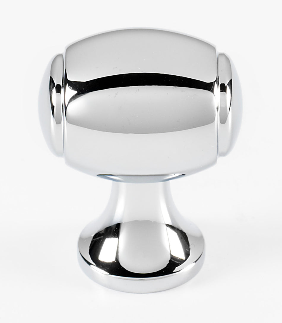 Alno A981-1-PC: 1" Royale Barrel Cabinet Knob - Polished Chrome