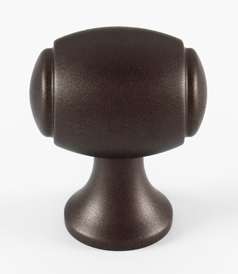 Alno A981-18-CHBRZ: 1-1/8" Royale Barrel Cabinet Knob - Chocolate Bronze