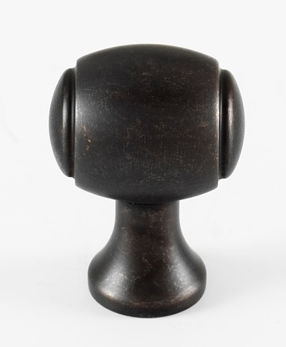 Alno A981-34-BARC: 3/4" Royale Barrel Cabinet Knob - Barcelona