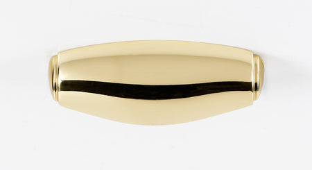 Alno A983-PB/NL: 3" cc Royale Cup Cabinet Pull - Unlacquered Brass