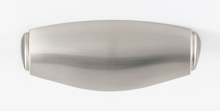 Alno A983-SN: 3" cc Royale Cup Cabinet Pull - Satin Nickel
