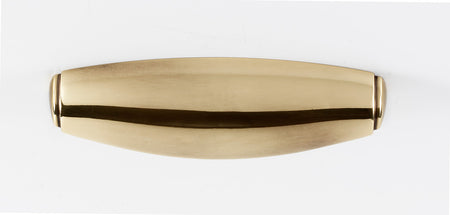Alno A984-PA: 4" cc Royale Cup Cabinet Pull - Polished Antique