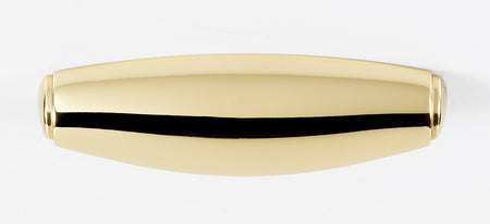 Alno A984-PB/NL: 4" cc Royale Cup Cabinet Pull - Unlacquered Brass