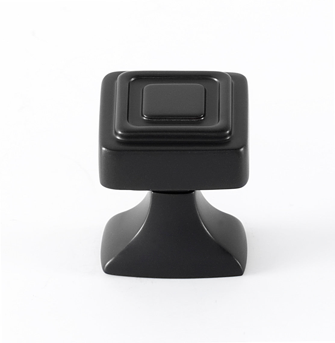 Alno A985-1-BRZ: 1" Cube Cabinet Knob - Bronze