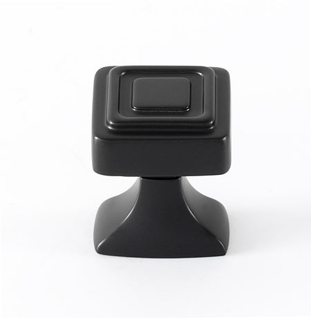 Alno A985-1-BRZ: 1" Cube Cabinet Knob - Bronze
