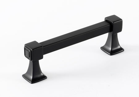 Alno A985-35-BRZ: 3-1/2" cc Cube Cabinet Pull - Bronze