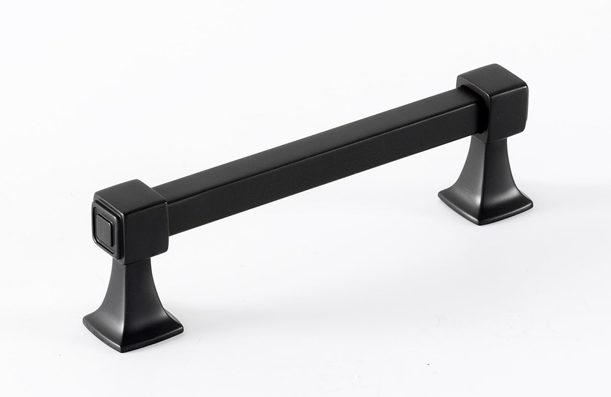 Alno A985-4-BRZ: 4" cc Cube Cabinet Pull - Bronze