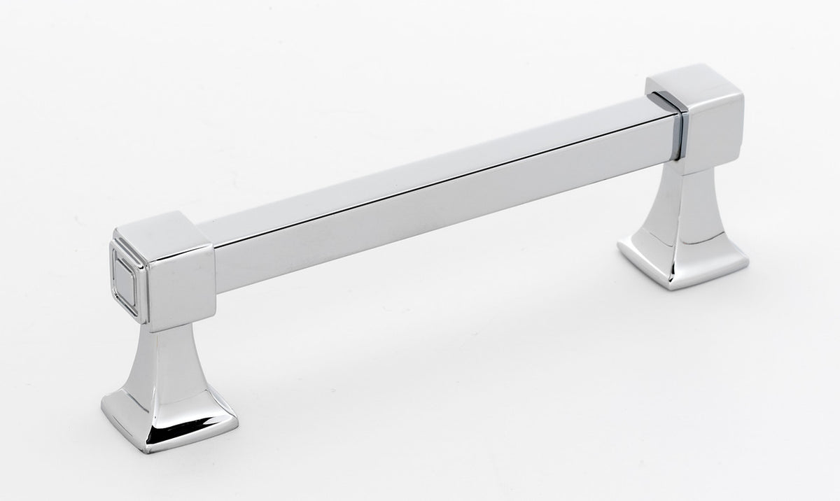 Alno A985-4-PC: 4" cc Cube Cabinet Pull - Polished Chrome