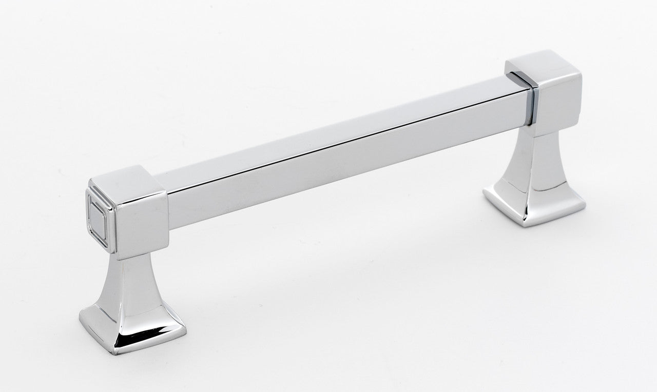 Alno A985-4-PC: 4" cc Cube Cabinet Pull - Polished Chrome