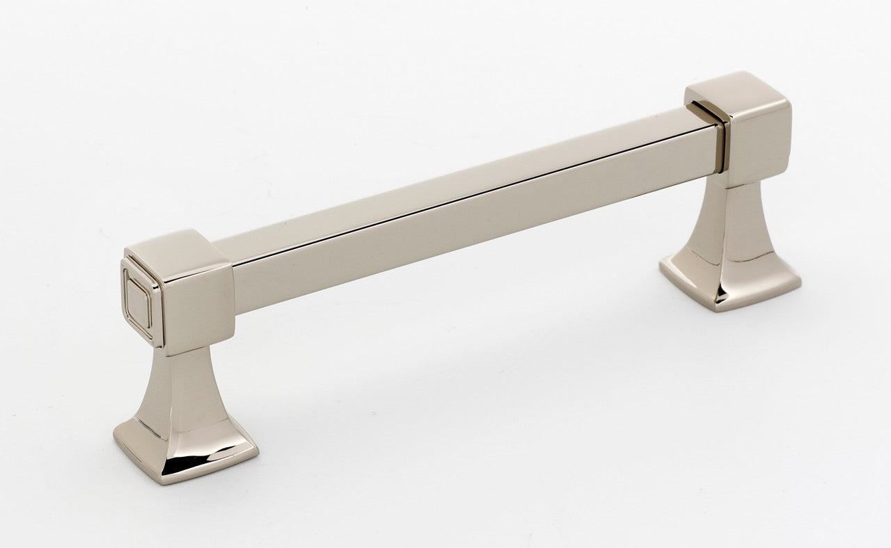 Alno A985-4-PN: 4" cc Cube Cabinet Pull - Polished Nickel