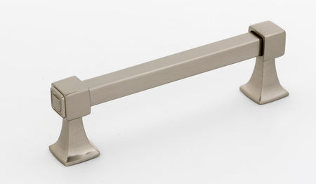 Alno A985-4-SN: 4" cc Cube Cabinet Pull - Satin Nickel