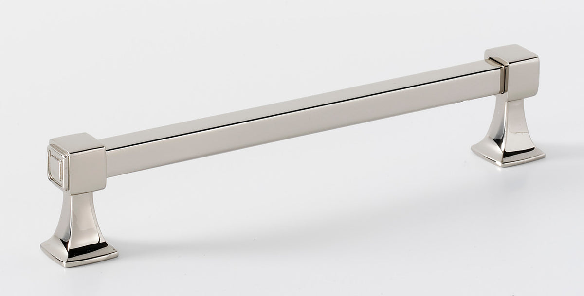 Alno A985-6-PN: 6" cc Cube Cabinet Pull - Polished Nickel