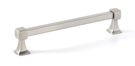 Alno A985-6-SN: 6" cc Cube Cabinet Pull - Satin Nickel