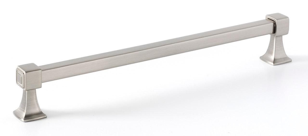 Alno A985-8-SN: 8" cc Cube Cabinet Pull - Satin Nickel