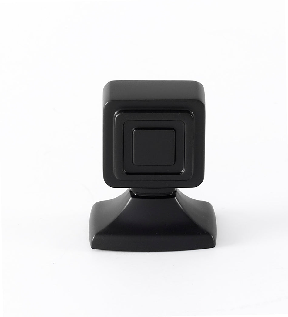 Alno A986-1-BRZ: 1" Cube Cabinet Knob - Bronze