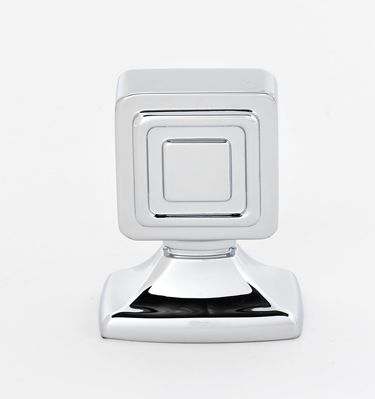 Alno A986-1-PC: 1" Cube Cabinet Knob - Polished Chrome