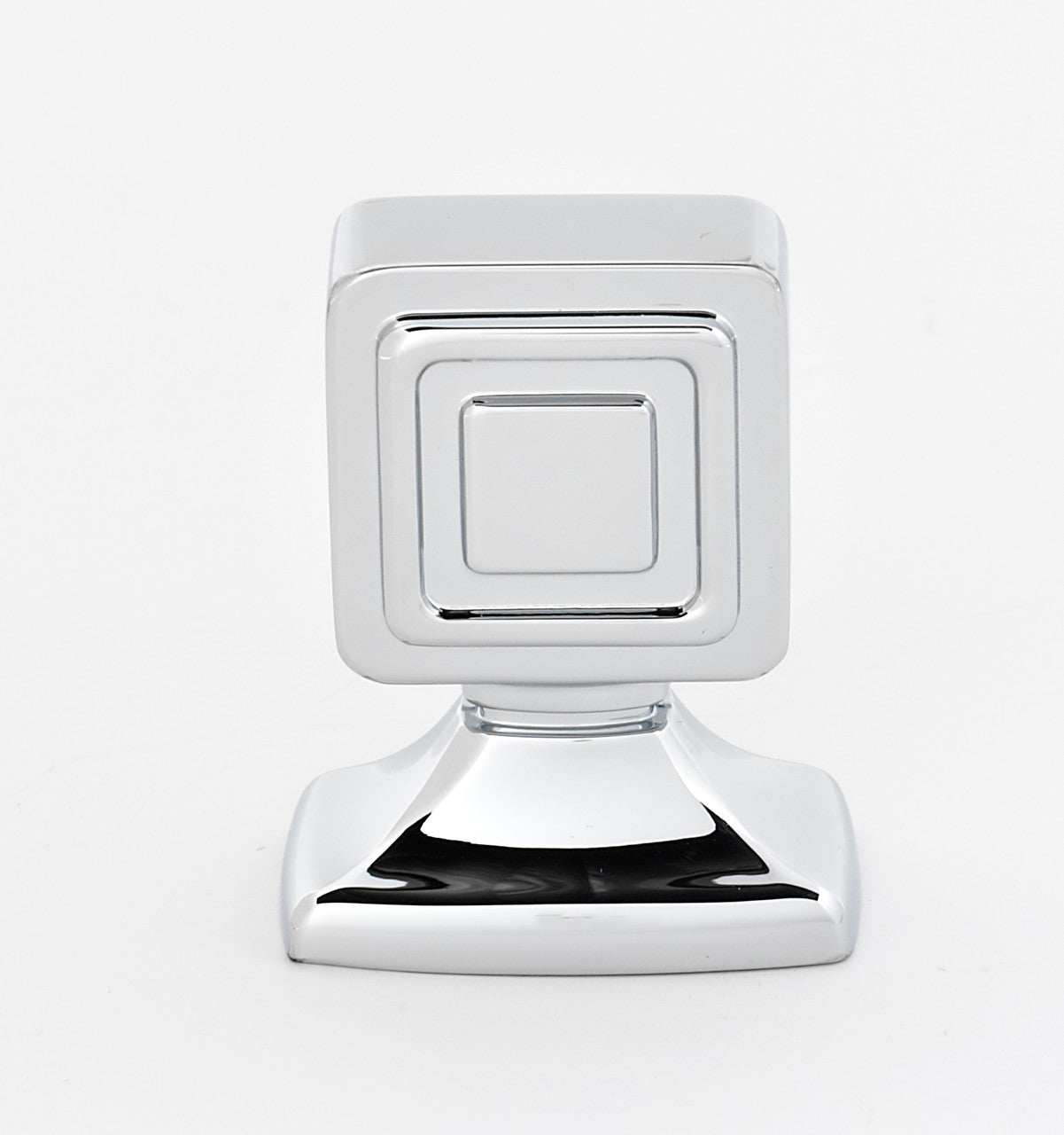 Alno A986-1-PC: 1" Cube Cabinet Knob - Polished Chrome