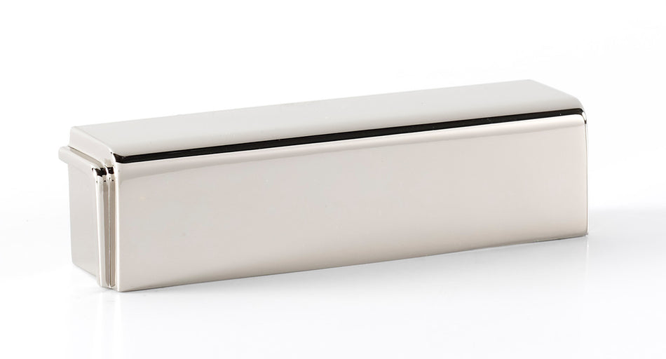 Alno A986-3-PN: 3" cc Cube Cup Cabinet Pull - Polished Nickel