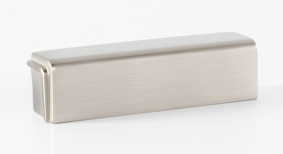 Alno A986-3-SN: 3" cc Cube Cup Cabinet Pull - Satin Nickel