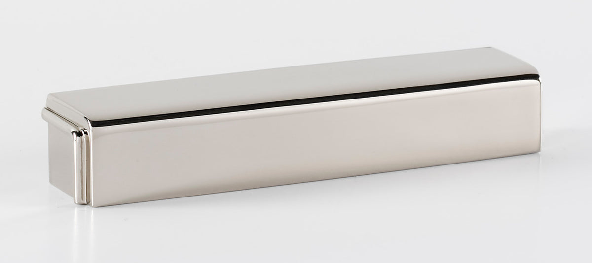 Alno A986-4-PN: 4" cc Cube Cup Cabinet Pull - Polished Nickel