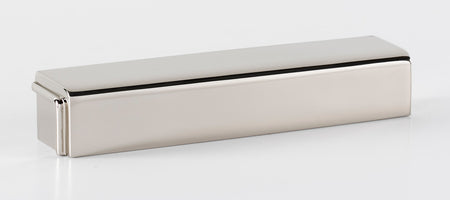 Alno A986-4-PN: 4" cc Cube Cup Cabinet Pull - Polished Nickel