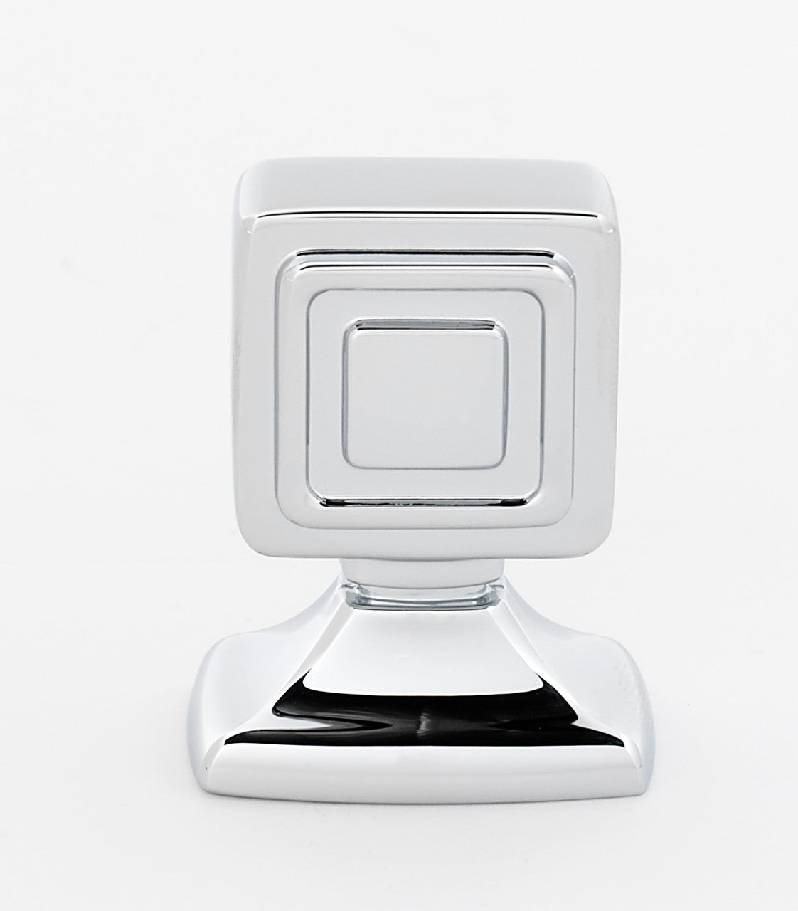 Alno A986-78-PC: 7/8" Cube Cabinet Knob - Polished Chrome