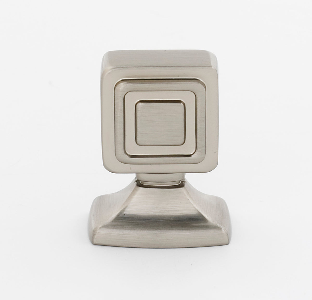Alno A986-78-SN: 7/8" Cube Cabinet Knob - Satin Nickel