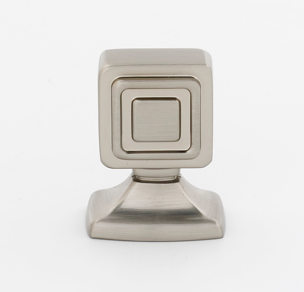 Alno A986-78-SN: 7/8" Cube Cabinet Knob - Satin Nickel
