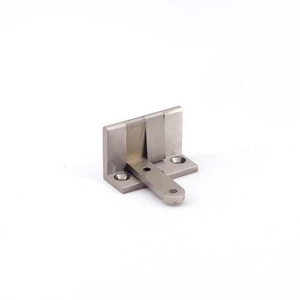 Sugatsune AHW-20-SN: 26.5mm Overlay Door Offset Angle Hinge - Satin Nickel