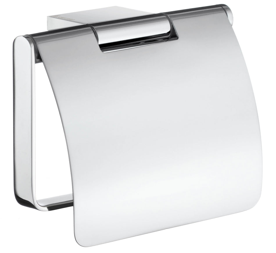 Smedbo AK3414: Air Toilet Roll Holder W/Cover - Polished Chrome