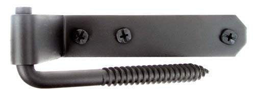 Acorn AKABR: 5-1/8" Offset Connecticut Style Shutter Hinge w/Pintle (2 pair) - Black