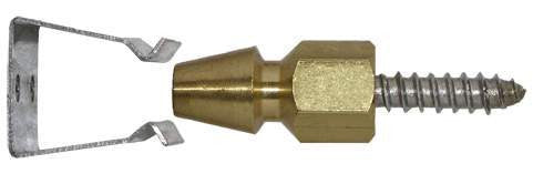 Acorn AKYJP: 1-1/4" Bullet Catch for Brick Mount - Black Smooth Iron